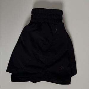 Lululemon Athletica Black Wrap Skirt